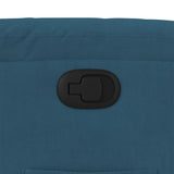 Fauteuil inclinable bleu velours