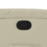 Fauteuil inclinable Crème Similicuir