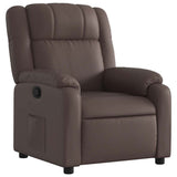 Fauteuil inclinable Marron Similicuir