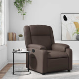 Fauteuil inclinable Marron Similicuir