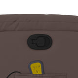 Fauteuil de massage inclinable Marron Similicuir
