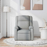 Fauteuil inclinable Gris clair Tissu