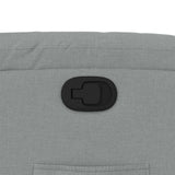 Fauteuil inclinable Gris clair Tissu