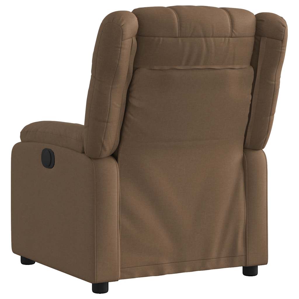Fauteuil inclinable Marron Tissu