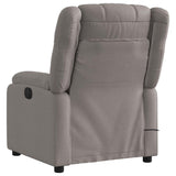 Fauteuil de massage inclinable Taupe Tissu