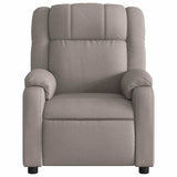 Fauteuil de massage inclinable Taupe Tissu