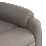 Fauteuil de massage inclinable Taupe Tissu