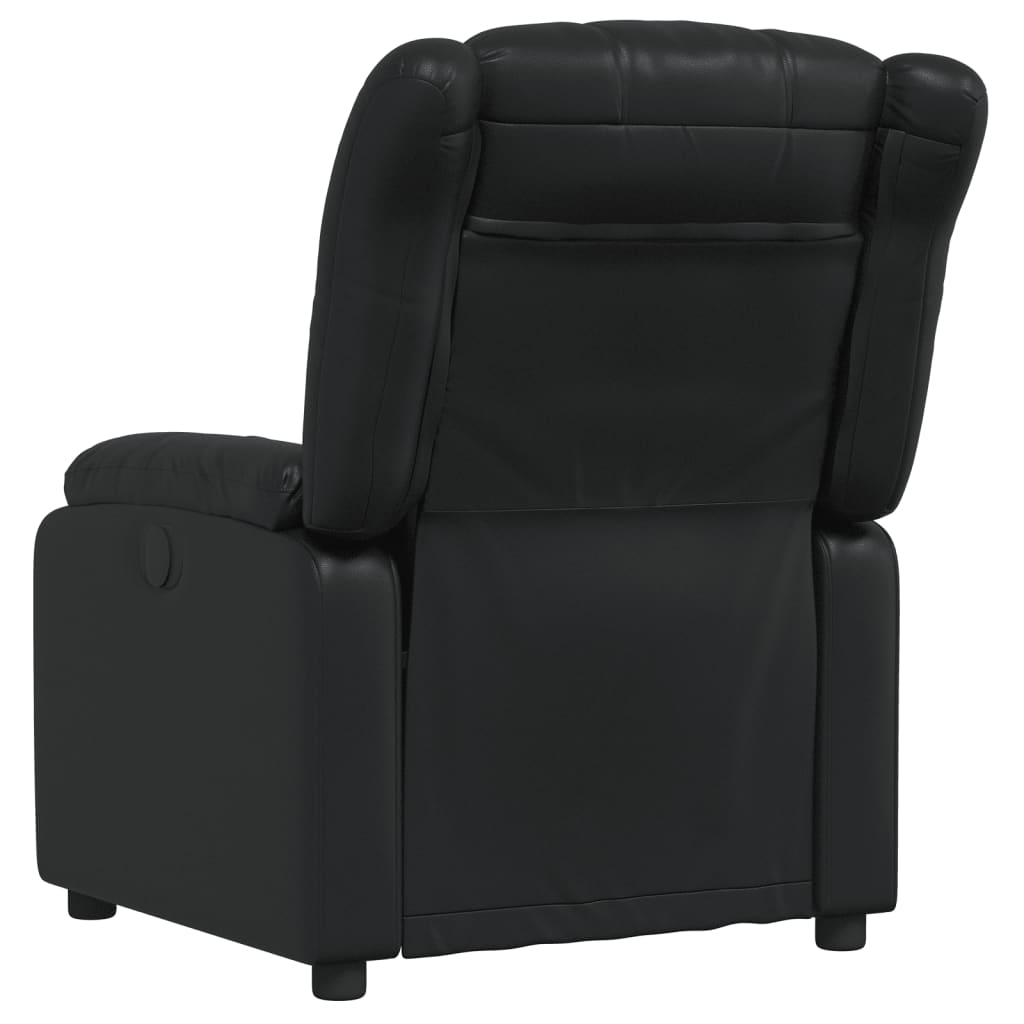 Fauteuil inclinable Noir Similicuir