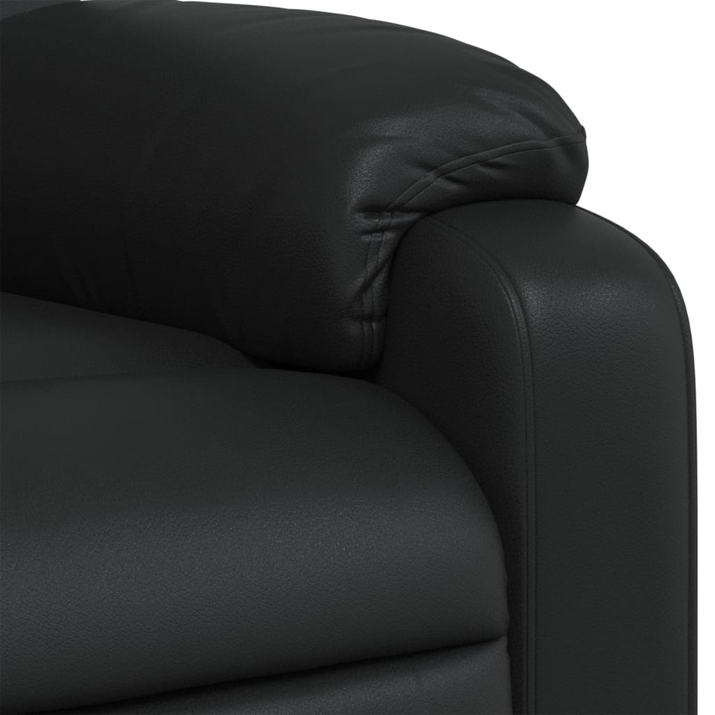 Fauteuil inclinable Noir Similicuir