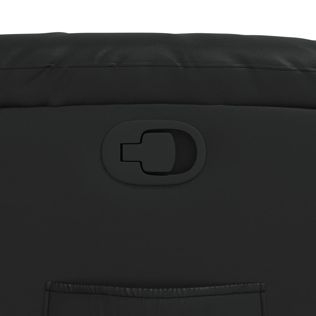 Fauteuil inclinable Noir Similicuir