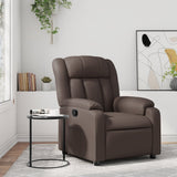 Fauteuil inclinable Marron Similicuir