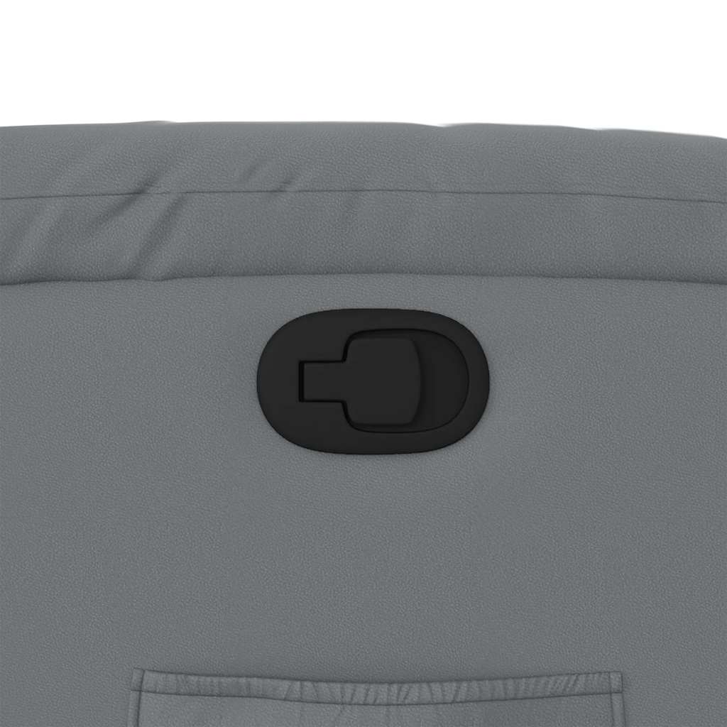 Fauteuil inclinable Gris Similicuir