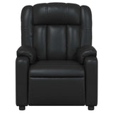 Fauteuil de massage inclinable Noir Similicuir