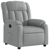 Fauteuil inclinable Gris clair Tissu