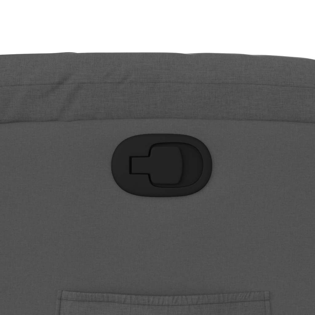 Fauteuil inclinable Gris foncé Tissu