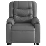 Fauteuil inclinable de massage Gris Similicuir