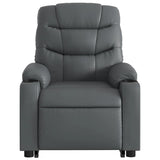 Fauteuil inclinable de massage Gris Similicuir