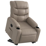 Fauteuil inclinable électrique cappuccino similicuir