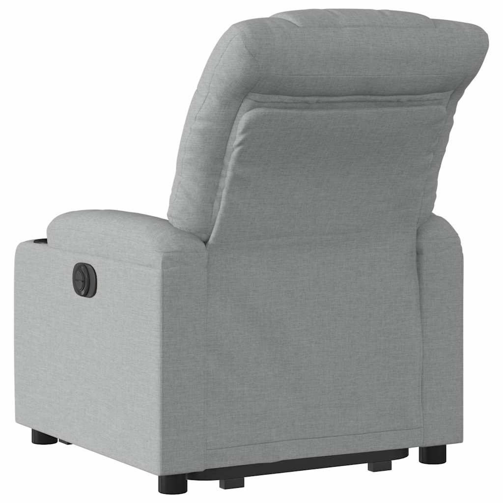 Fauteuil inclinable Gris clair Tissu
