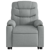 Fauteuil inclinable Gris clair Tissu