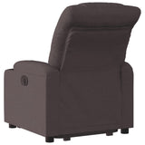 Fauteuil inclinable marron foncé tissu