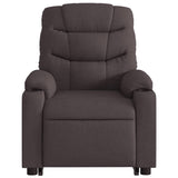 Fauteuil inclinable marron foncé tissu