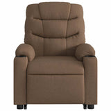 Fauteuil de massage inclinable Marron Tissu