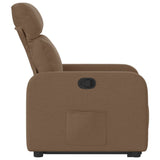 Fauteuil inclinable Marron Tissu