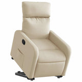 Fauteuil inclinable Crème Tissu