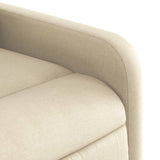 Fauteuil inclinable Crème Tissu