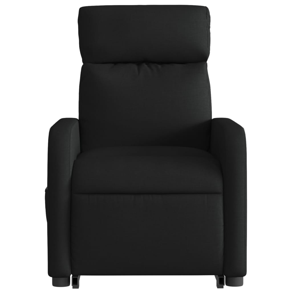 Fauteuil inclinable électrique noir tissu