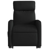 Fauteuil inclinable électrique noir tissu