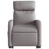 Fauteuil inclinable électrique taupe tissu
