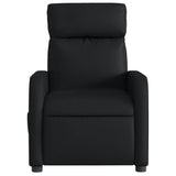 Fauteuil inclinable électrique Noir Similicuir