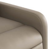 Fauteuil de massage inclinable électrique cappuccino similicuir