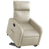 Fauteuil inclinable Crème Similicuir