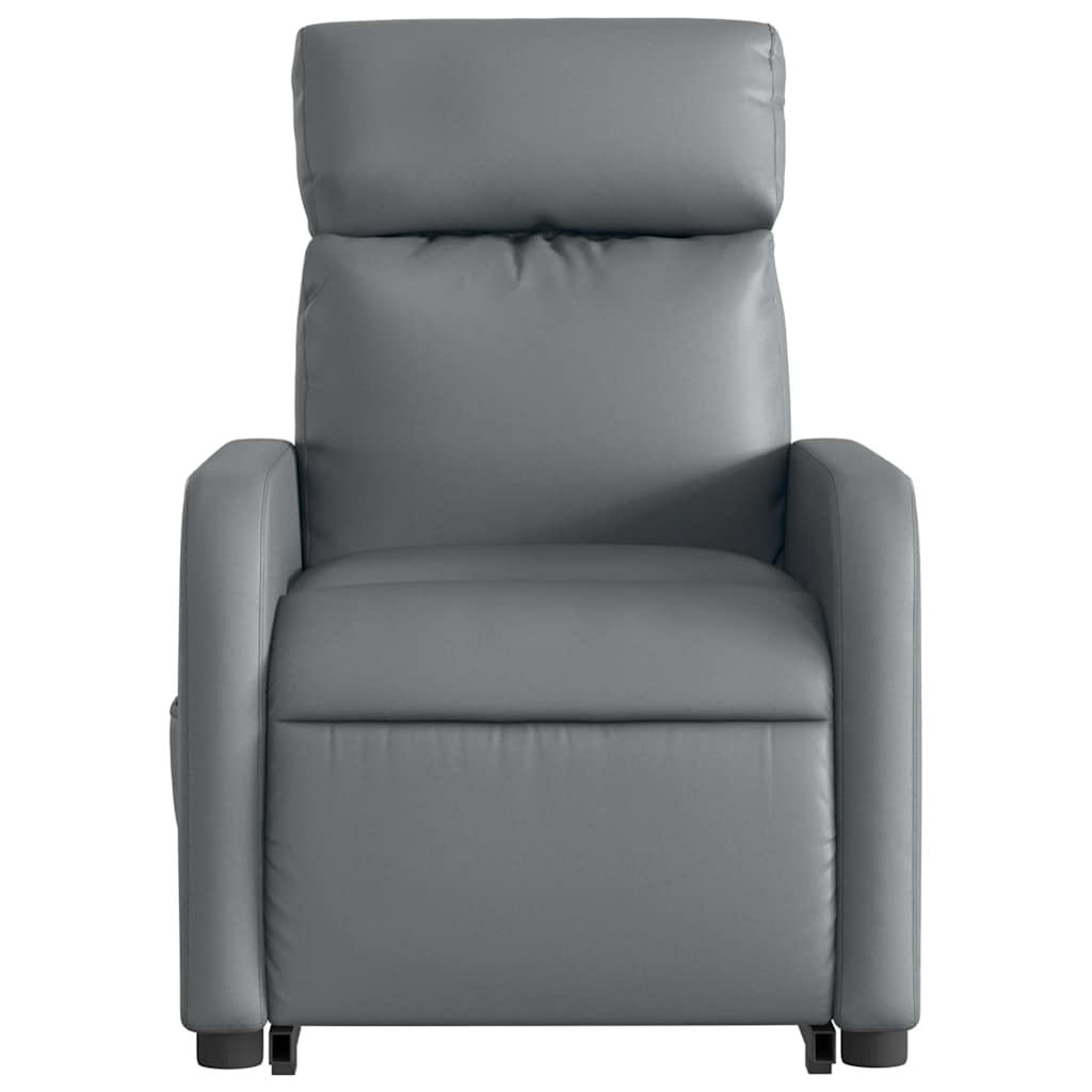 Fauteuil inclinable Gris Similicuir