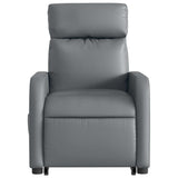 Fauteuil inclinable Gris Similicuir