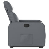 Fauteuil inclinable Gris Similicuir