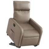 Fauteuil inclinable électrique cappuccino similicuir