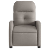 Fauteuil inclinable électrique Taupe Tissu