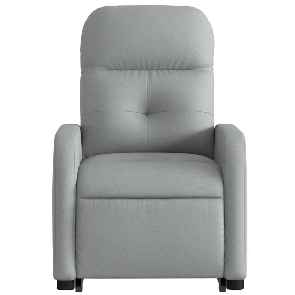 Fauteuil inclinable Gris clair Tissu