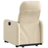 Fauteuil inclinable Crème Tissu