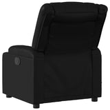 Fauteuil de massage inclinable noir similicuir