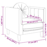 Ensemble de canapés 3 pcs avec coussins marron velours