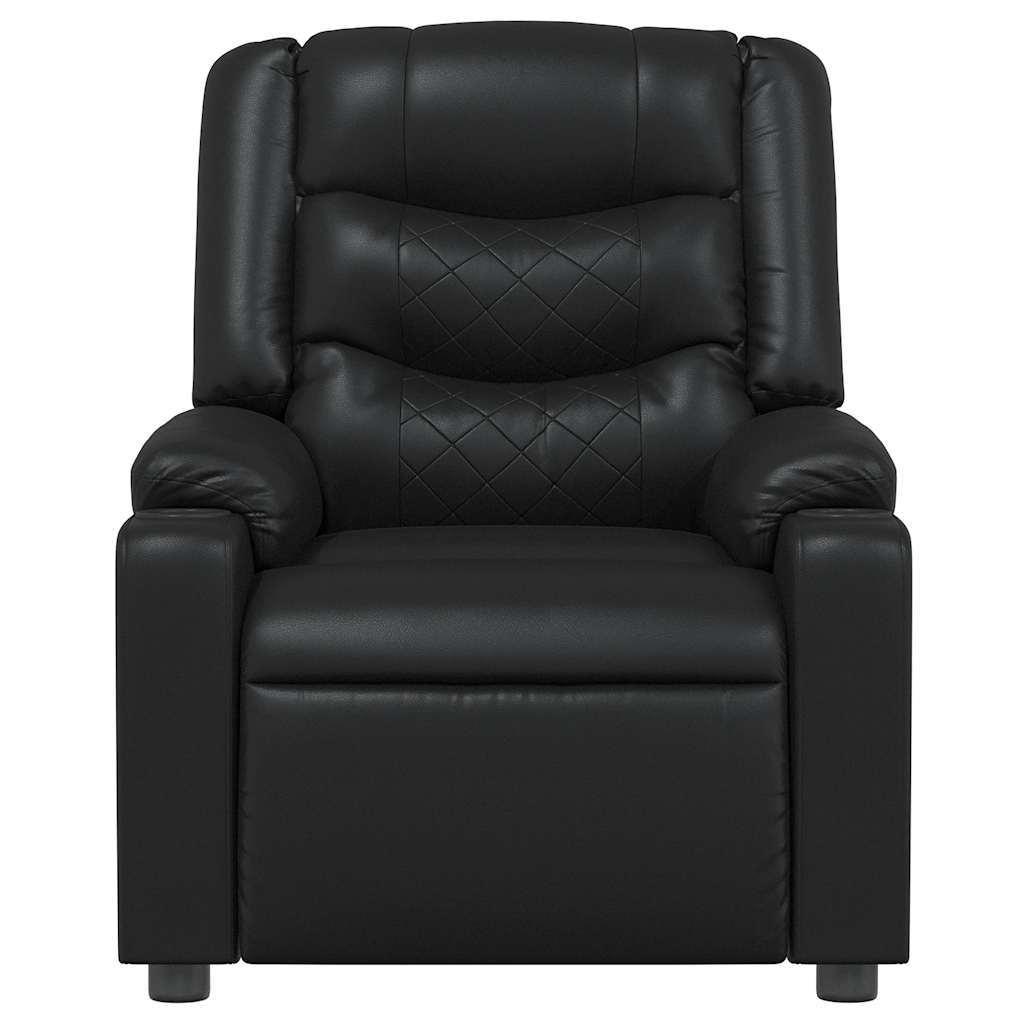 Fauteuil inclinable Noir Similicuir