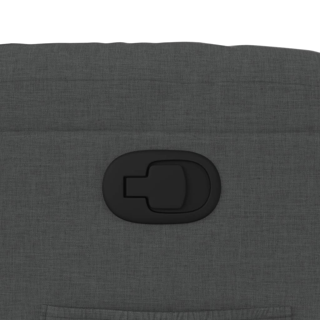 Fauteuil inclinable Gris foncé Tissu