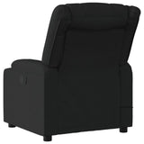 Fauteuil de massage inclinable Noir Tissu