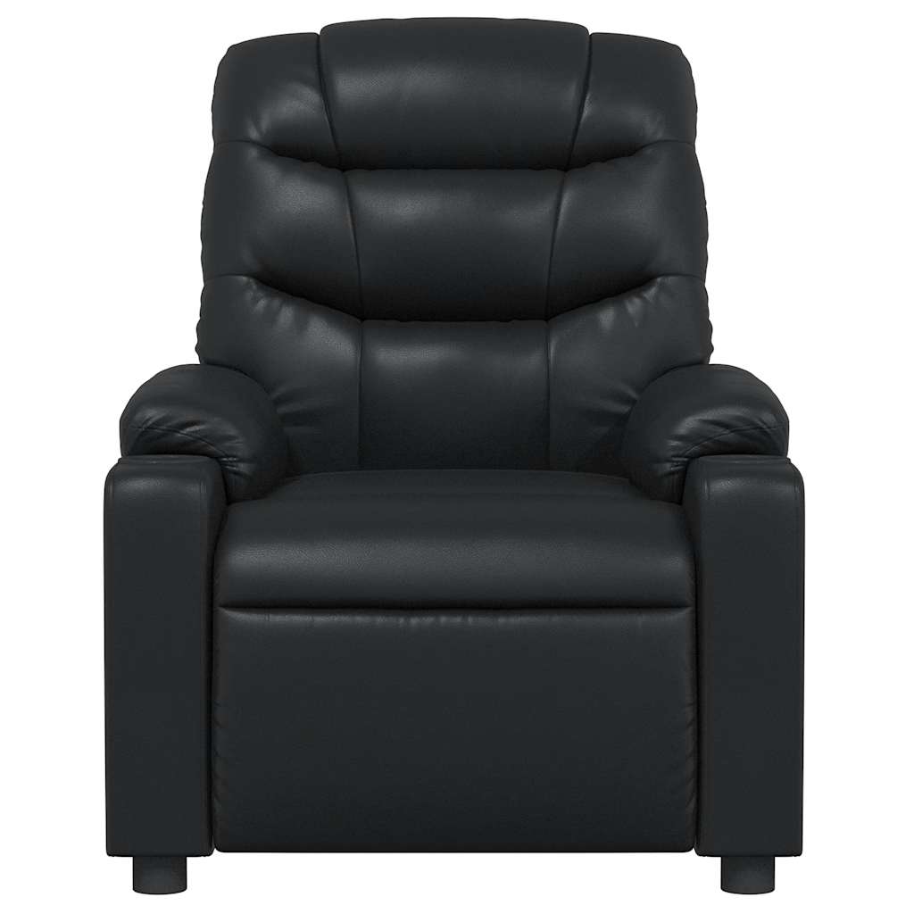 Fauteuil inclinable Noir Similicuir