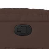 Fauteuil inclinable Marron Similicuir